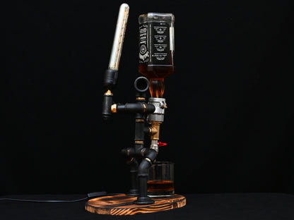 KNIGHT - Steampunk Whiskey Dispenser - IronStudio