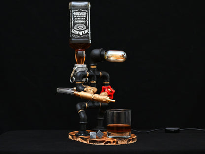 FIREMAN - Steampunk Whiskey Dispenser