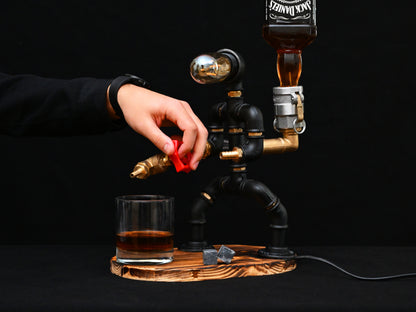 FIREMAN - Steampunk Whiskey Dispenser