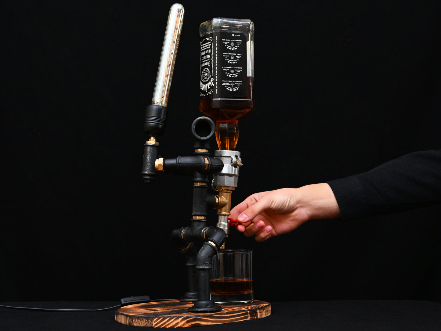 KNIGHT - Steampunk Whiskey Dispenser - IronStudio