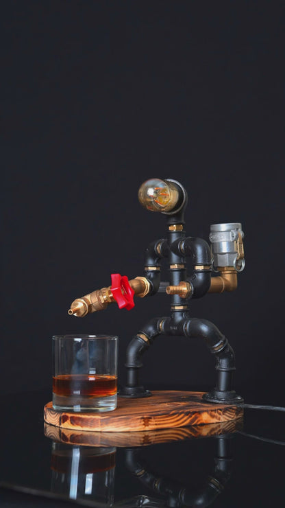 FIREMAN - Steampunk Whiskey Dispenser